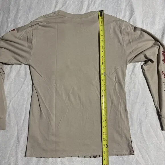 Tom & Jerry Grafitti All Over Graphic Long Sleeve T-Shirt Unisex Size Small - Picture 11 of 11